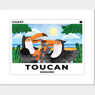 Toucan Singing Posters and Art